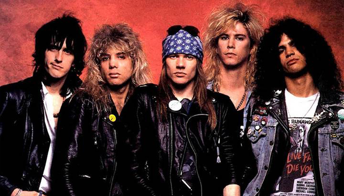 Capa com Guns N Roses